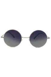 MARMORİS Yuvarlak Şeker Renkli Kadın Güneş Gözlüğü Uv400 Sıyah MAR-0076-1 - 1