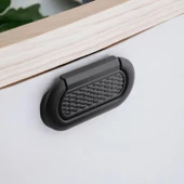 Midas Kulp Mobilya Mutfak Dolabı Çekmece Dolap Kulpları Kapak Kulpu Kulbu Siyah 64 mm Metal - 7