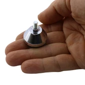 Beyaz Eşya Raf Mobilya Bingo Rotil Ayakları M6 Civatalı 6 Mm Metal Profil Ayağı 2.5 Cm (4 ADET) thumbnail 4