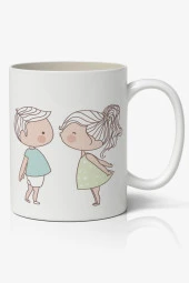 Sevgiliye Özel Sevgililer Günü Baskılı Kupa Bardak Kahve Kupa Bardak Model 17 thumbnail 1