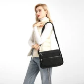 Smart Bags Krinkıl Kumaş Kadın Postacı Çantası 1128 Ten thumbnail 4