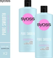 Syoss Pure Smooth Micellar Şampuan 500Ml X 2 thumbnail 1