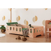 Montessori Yatak Doğal Ahşap Yatak Bebek Ve Çocuk Karyola - 3