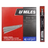 Miles Dar Maket Bıçağı Yedeği 9 mm 10 lu 10 Tüp(100 Adet) B94-10 - 1
