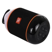 T&G TG605 Led Işıklı Taşınabilir Wireless Kablosuz Bluetooth Hoparlör Usb Sd Fm Destekli Şarjlı Ses Bombası Speaker - 5