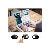 Kriko Aliminyum Mıknatıslı Ekran Telefon Tutucu Standı,Kamera Kapatıcı,Vantuz Telefon Tutucu - 6