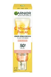Garnier C Vitamini Parlak Günlük Güneş Koruyucu Fluid Yüz Kremi 50 Spf 40 ml - 1