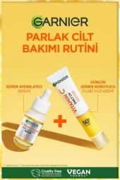 Garnier C Vitamini Parlak Günlük Güneş Koruyucu Fluid Yüz Kremi 50 Spf 40 ml - 10