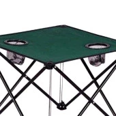 Katlanabilir Kamp Piknik Bahçe Masası Yeşil thumbnail 2