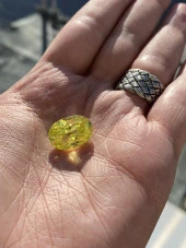 Faset Kesim Sarı Safir Taşı 23,4 Karat - 12