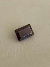 Faset Kesim Mor Safir Taşı 27,5 Karat - 2