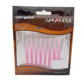 Japanese LRF Worm Silikon Solucan Yem 8'li 6cm Renk 21 - 1