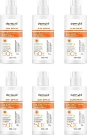 Dermokil Çok Yönlü Yüksek Koruyucu Güneş Spreyi 50SPF 200 ml x 6 Adet - 1