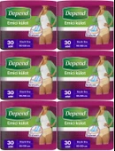 Depend Emici Külot Hasta Bezi Large - Büyük Kadın 180 Adet (6PK*30) - 1