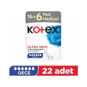 Kotex Ultra Gece Dev Eko Ped 22 Adet - 1