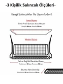 Mandaş Süngersiz 3 Kişilik Salıncak Minder Seti (Pamuklu Kumaş)-Gri YENİ - 4