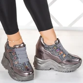 Erkan Saçmacı Alexandria Platin Gizli Dolgu Günlük Ayakkabı thumbnail 2