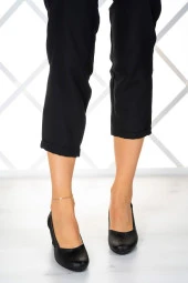 Erkan Saçmacı Evelyn Siyah Nano Fileli Dolgu Topuklu Ayakkabı - 3