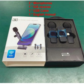 K9 iPhone için Lightning Kablosuz Tak Çalıştır Yaka Mikrofonu - 4