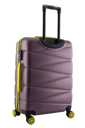 Louisiana Polo Büyük Ve Kabin Boy 2'li Valiz Seti  4x2 Teker Rose 1164 thumbnail 3