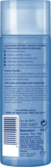 Nivea Aqua Sensation Temizleyici Jel - 4