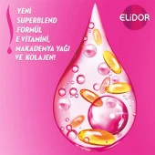 Elidor Sıvı Saç Kremi Güçlü Ve Parlak E Vitamini Makademya Yağı Kolajen 200 Ml - 5