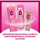 Elidor Sıvı Saç Kremi Güçlü Ve Parlak E Vitamini Makademya Yağı Kolajen 200 Ml - 6