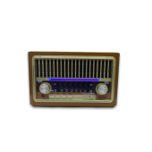 Ktf-1655 Nostalji Radyo Bluetooth Hoparlör El Feneri Usb Şarjlı - 2