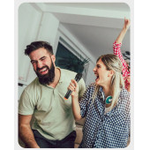 TechTic Vhf Kablosuz Mikrofon Profosyonel Cami Okul Otobüs Sunum Düğün Alıcılı El Mikrofonu Karaoke - 8