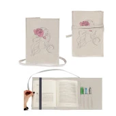Flower Women Nakışlı Kitap - Tablet - Ebook Çantası / Kılıfı - 1