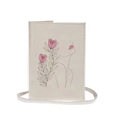 Flower Women Nakışlı Kitap - Tablet - Ebook Çantası / Kılıfı - 2