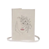 Flower Women Nakışlı Kitap - Tablet - Ebook Çantası / Kılıfı - 2