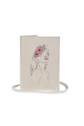 Flower Women Nakışlı Kitap - Tablet - Ebook Çantası / Kılıfı - 2