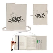Cats Lover Nakışlı Kitap - Tablet - Ebook Çantası / Kılıfı - 1