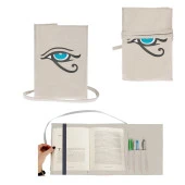 Horusun Gözü Nakışlı Kitap - Tablet - Ebook Çantası / Kılıfı - 1