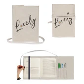 Lovely Daisy Nakışlı Kitap - Tablet - Ebook Çantası / Kılıfı - 1