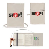 Stop Nakışlı Kitap - Tablet - Ebook Çantası / Kılıfı - 1