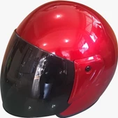 FREE-M 009 AÇIK YARIM KASK KIRMIZI - 1