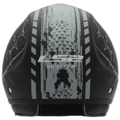 LS2 AIRFLOW SNAKE MAT SİYAH-TITANIUM KASK - 2