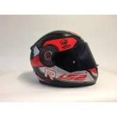 LS2 Rapid Stratus Siyah - Kırmızı - Gri Kask 2 Cam(SİYAH+ŞEFFAF CAM) - 1