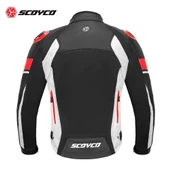 SCOYCO JK152 4 MEVSİM MONT DERİ KIRMIZI - 3