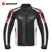 SCOYCO JK152 4 MEVSİM MONT DERİ KIRMIZI - 4