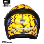 MTS M-201-SNAKE ZOMBIES ORANGE KASK thumbnail 3