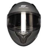 MTS M-801-SNAKE DARK GREY GÜNEŞ VİZÖRLÜ KASK - 2