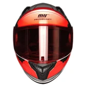 MTS M-801-SNAKE WAR GÜNEŞ VİZÖRLÜ KASK (KIRMIZI CAMLI) thumbnail 3