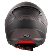 LS2 RAPID MULTIPLYY MAT SİYAH-GRİ KASK - 8