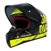 LS2 RAPID PLAYER SARI KASK (SİYAH+ŞEFFAF CAM) - 3