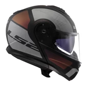 LS2 STROBE 2 ORION MAT SİYAH-MOR-MAVİ ÇENE AÇILIR KASK - 4