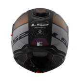 LS2 STROBE 2 ORION MAT SİYAH-MOR-MAVİ ÇENE AÇILIR KASK - 5