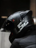 LS2 RAPID 2 RACE CLAWN MAT SİYAH-KIRMIZI KASK (SİYAH+ŞEFFAF CAM+SPOILER ) thumbnail 2